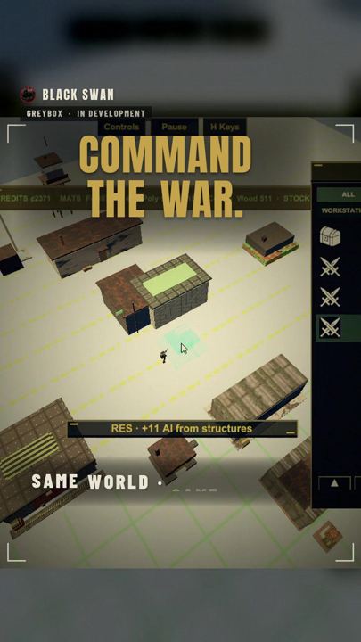 In-game: RTS command view